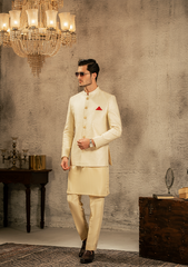 Classic Ivory Prince Coat - Ozaan P4