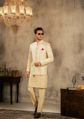 Classic Ivory Prince Coat - Ozaan P4