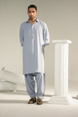 Aariz – Silver Mist Shalwar Kameez