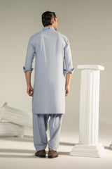 Aariz – Silver Mist Shalwar Kameez