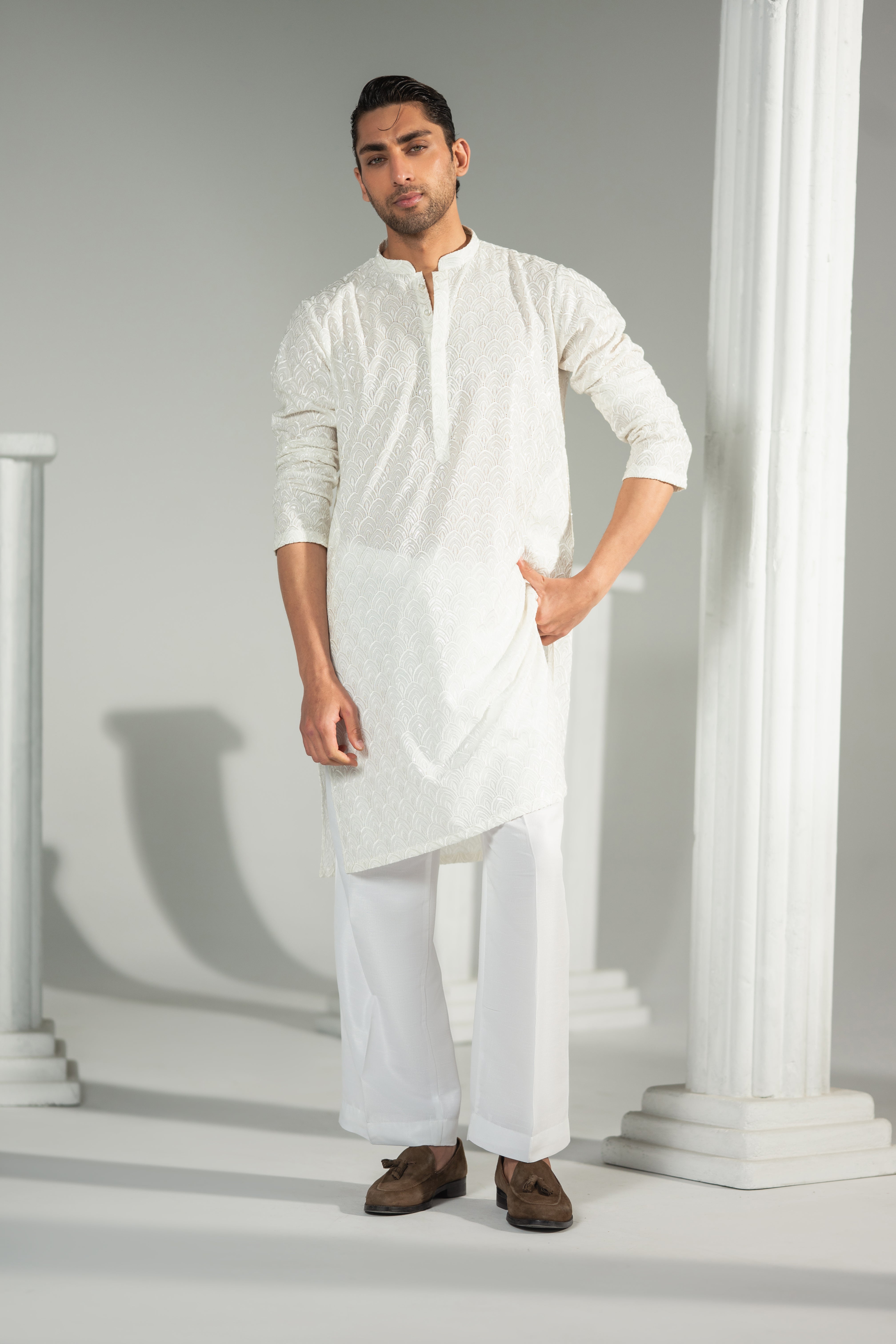 Safa – Ivory Serenity Kurta Set
