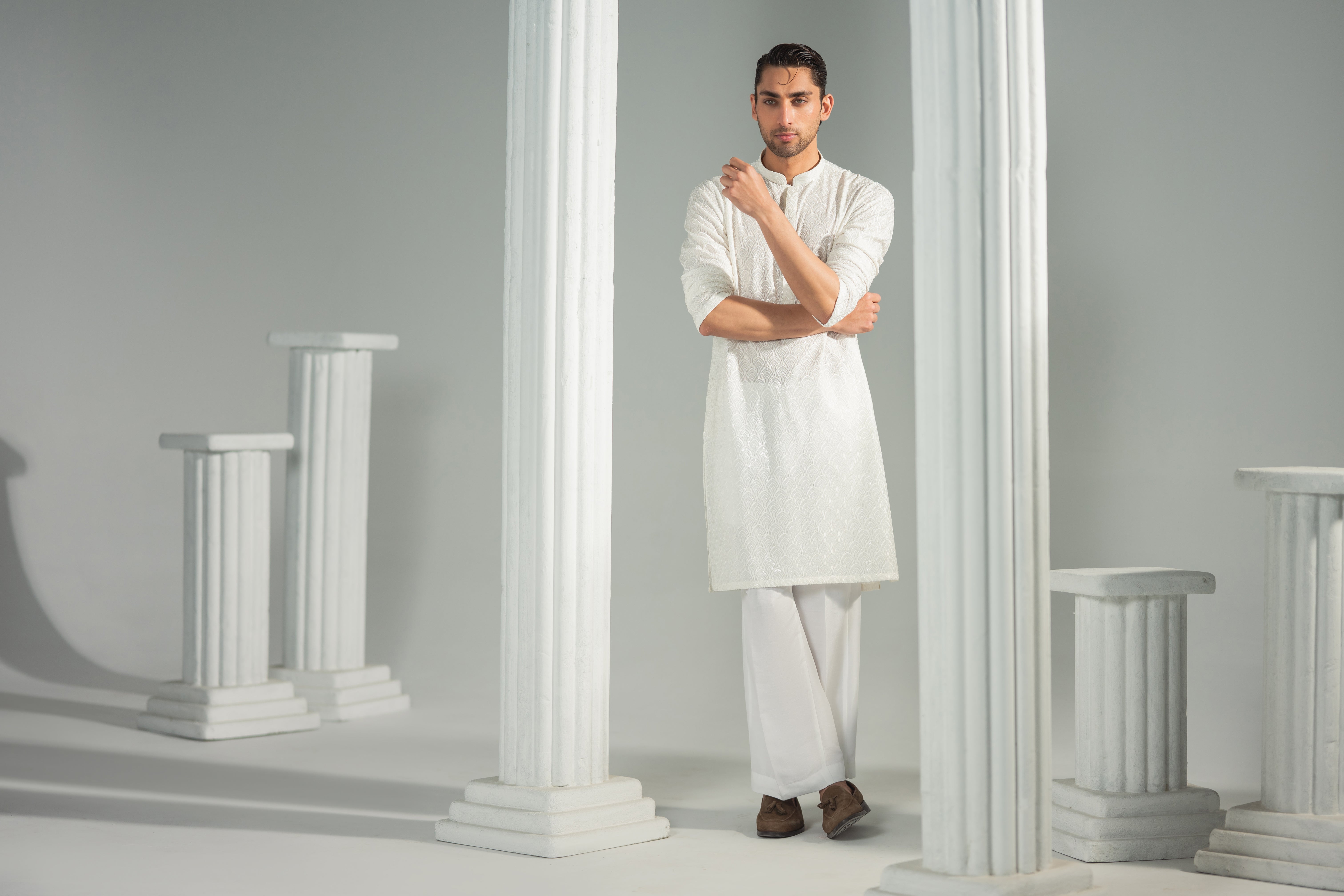 Safa – Ivory Serenity Kurta Set