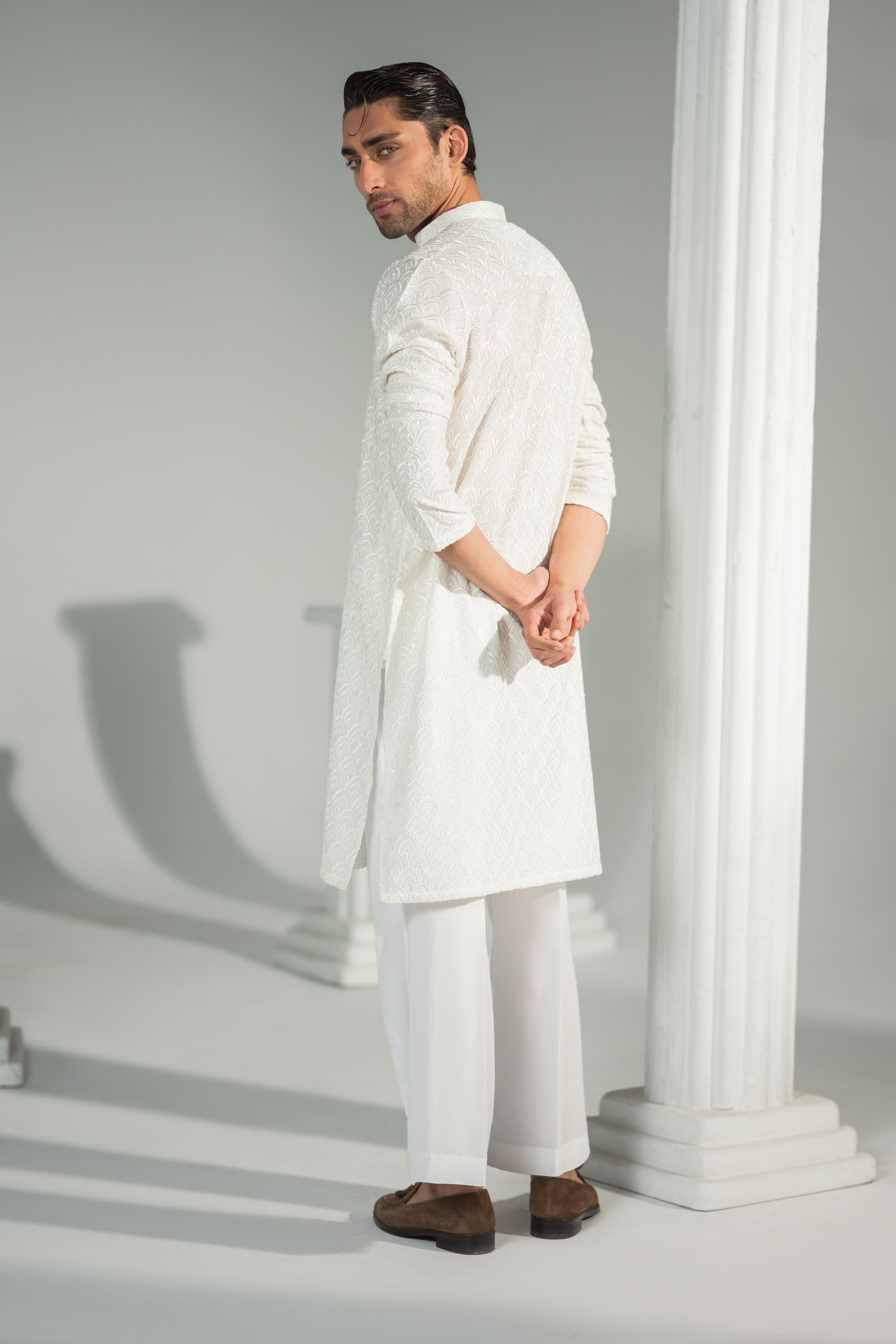 Safa – Ivory Serenity Kurta Set