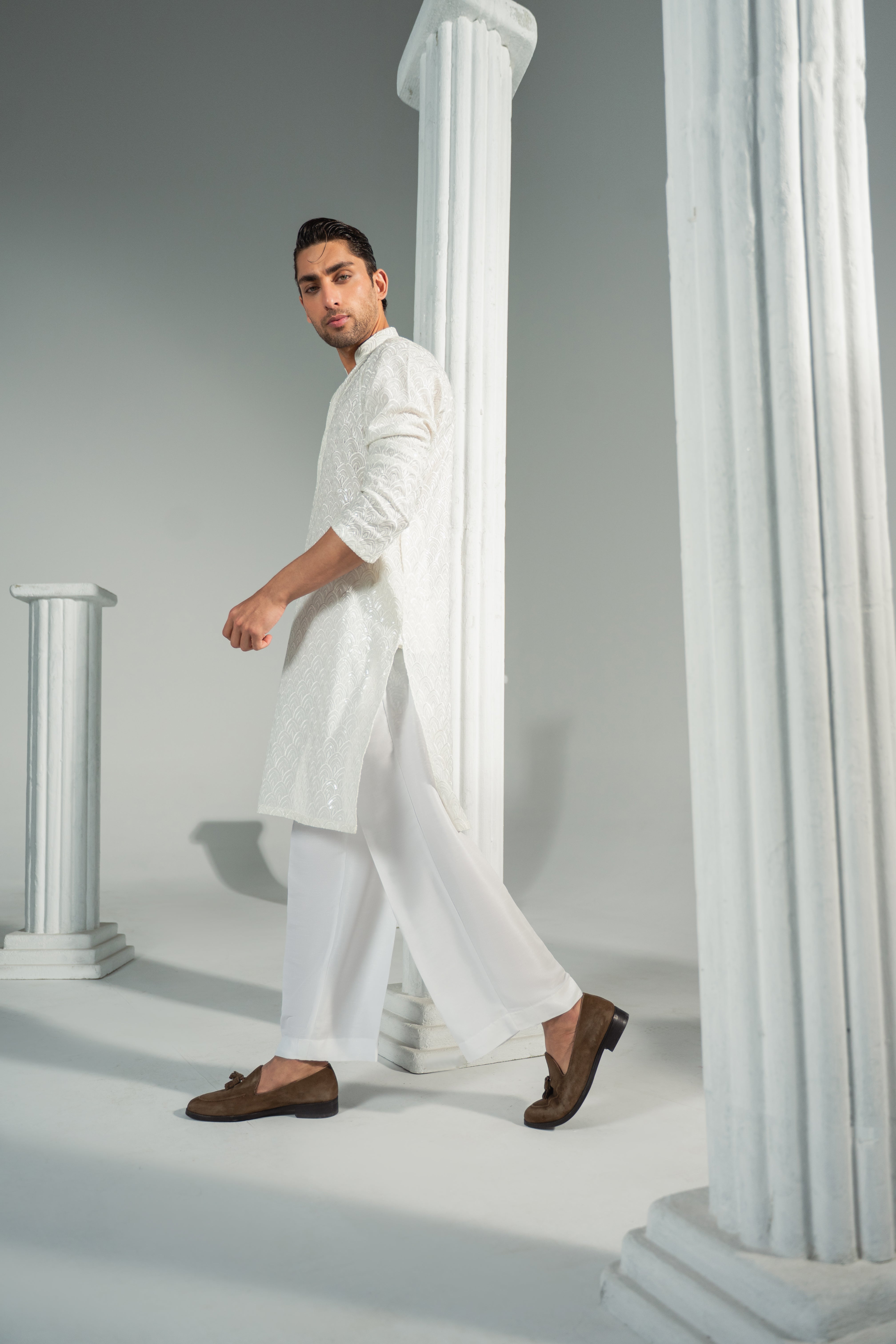 Safa – Ivory Serenity Kurta Set