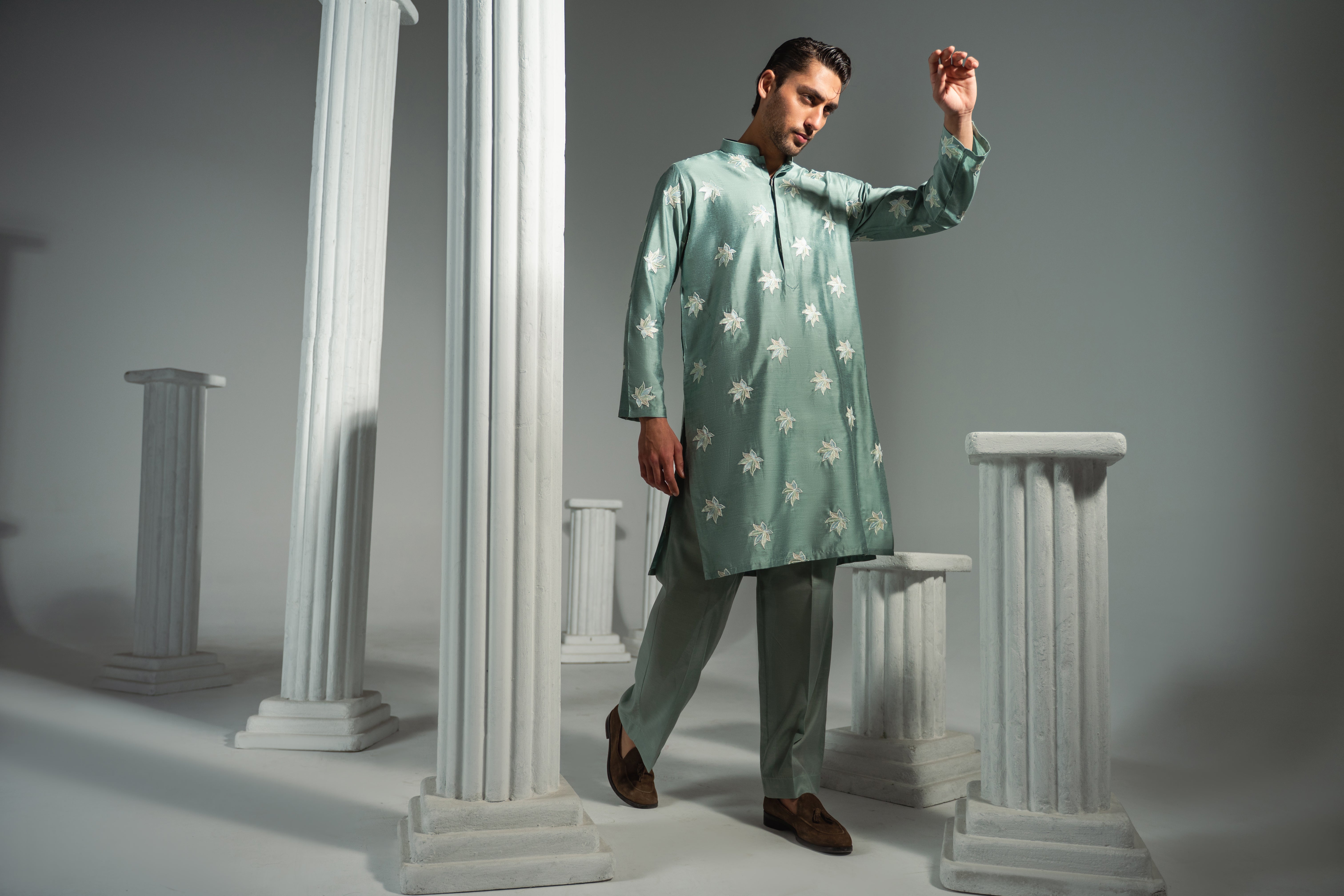 Ehan – Mint Blossom Shalwar Kameez