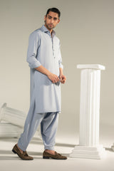 Aariz – Silver Mist Shalwar Kameez